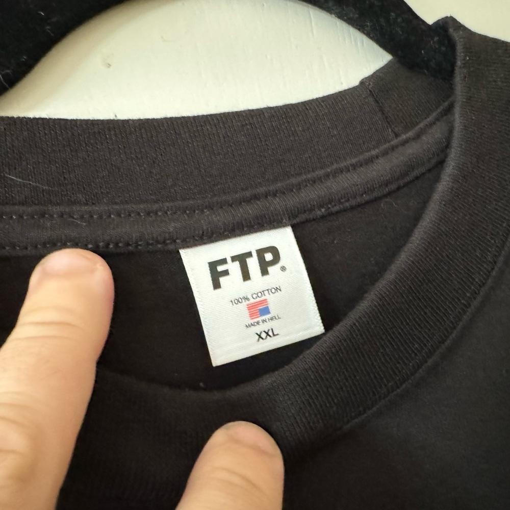FTP God is Dead Black Kids T-Shirt with Colorful Earth Graphic - Picture 2 of 3